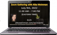 Zoom Workshop with Alba Weinman 7-9-22