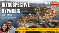 LIVE 6-Day Introspective Hypnosis Course -San Felíu de Guixols, Spain - Alba Weinman & Antonio Sangio Oct, 2026